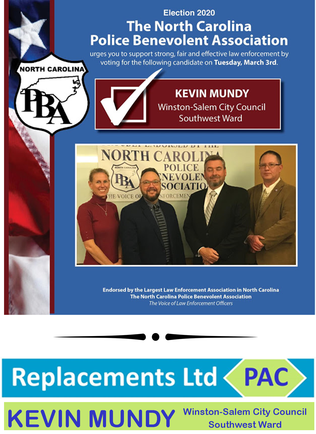 Endorsements & Media KEVIN MUNDY for City Council